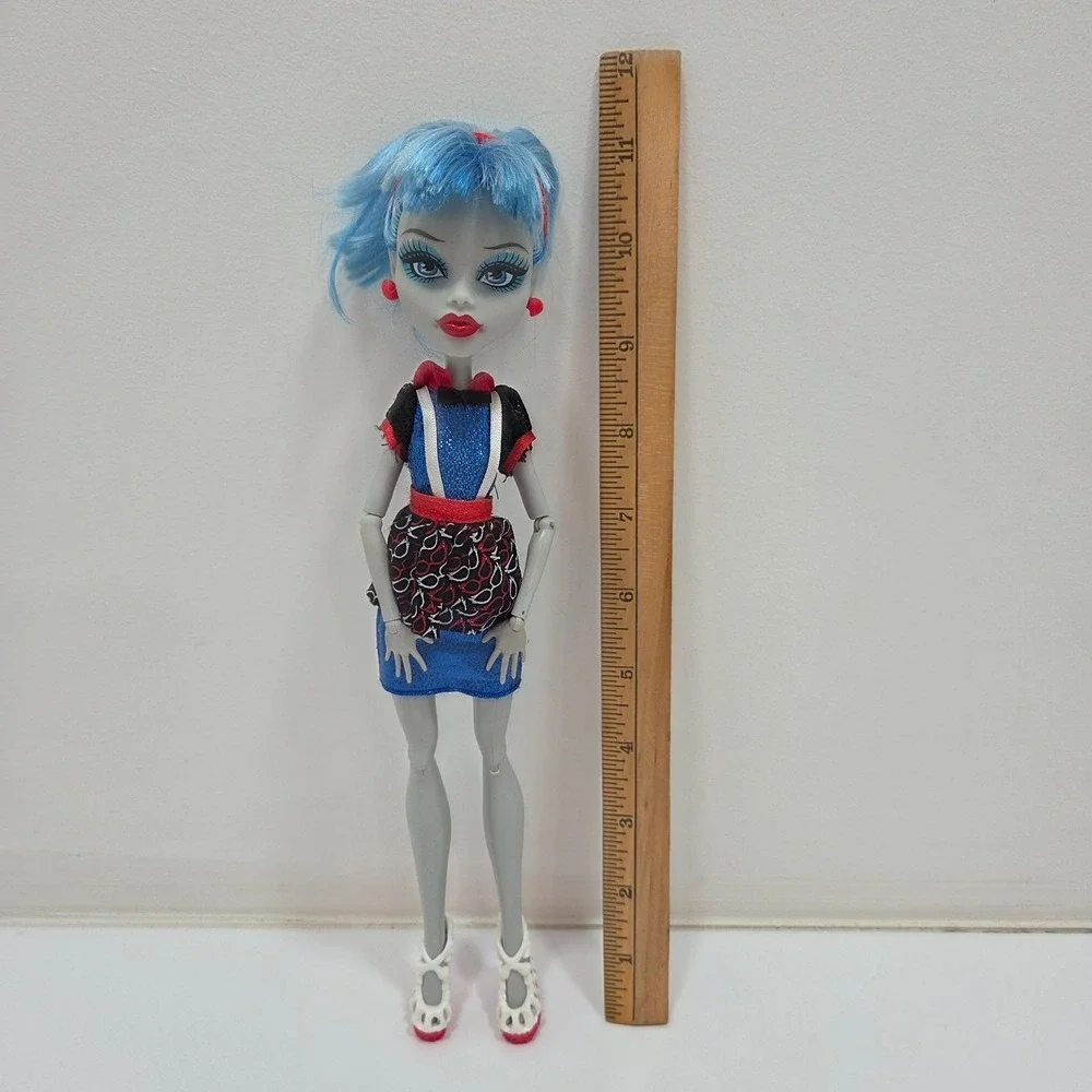 Monster High Ghouls Night Out Ghoulia Yelps 2013 Shoes Dress Jewelry CUT HAIR